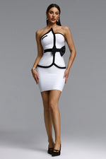 Lade Bild in die Galerieansicht, Erica Classic Contour Contrast Bandage Mini Dress