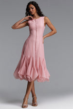 Load image into Gallery viewer, Ethel Resort Flowy Round Neck Sleeveless Ruffle Chiffon Maxi Dress