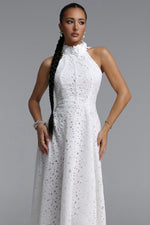 Load image into Gallery viewer, Nuvola Halter Midi Dress	