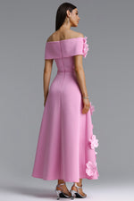 Lade Bild in die Galerieansicht, Gacia Elegant Off Shoulder Floral Maxi Dress