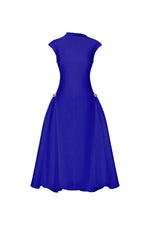 Load image into Gallery viewer, Paca Choker Sleeveless BlueMaxi Dress