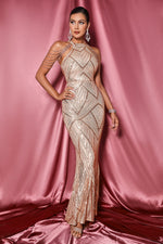 Load image into Gallery viewer, Bali Sequin Maxi Dress