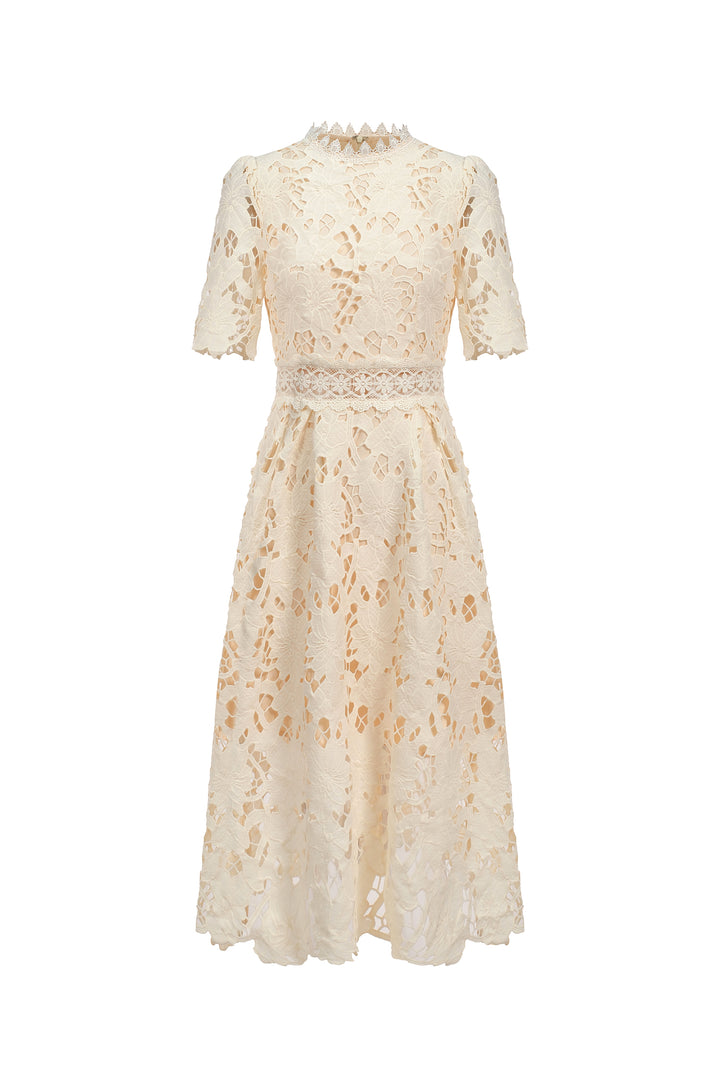 Jaca Lace Midi Dress