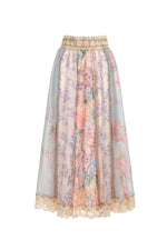 Lade Bild in die Galerieansicht, Ruby Long Sleeve Floral Printed Lace Top And Skirt Two-Piece Set