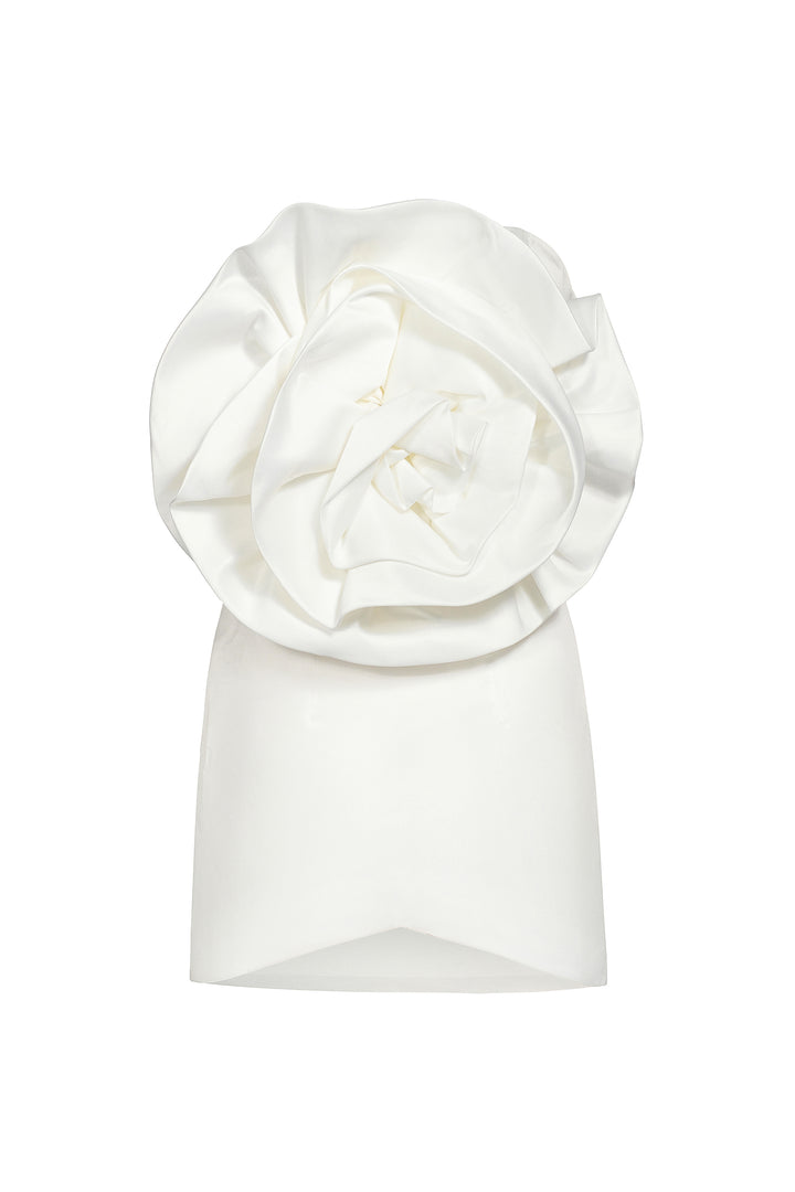 Tannen Flr Strapless Mini Dress