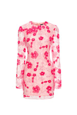 Load image into Gallery viewer, Locava Long Sleeves Netting Mini Dress
