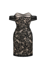 Load image into Gallery viewer, Fero One Shoulder Lace Mini Dress