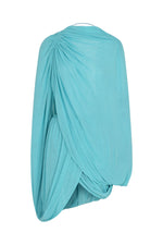 Load image into Gallery viewer, Ternan Long Sleeve Fold Splice Mini Dress
