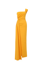 Load image into Gallery viewer, Olapa One Shoulder Slit Maxi Dress