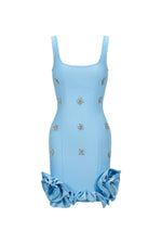Load image into Gallery viewer, Nomi Sleeveless Diamond Flrs Mini Dress