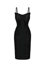 Load image into Gallery viewer, Iaka Bandage Sleeveless Midi Dress