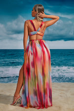 Load image into Gallery viewer, Eileen Printed Maxi Dress