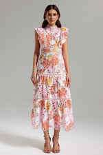 Load image into Gallery viewer, Ksenia Sleeveless Lace Midi Dress