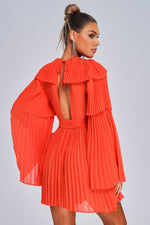 Load image into Gallery viewer, Lizew Pleated Mini Dress