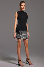 Load image into Gallery viewer, Nanci Sleeveless Pearl Mini Dress