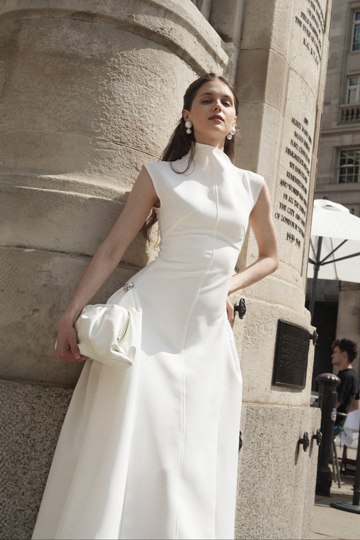 Paca Choker Sleeveless Maxi Dress