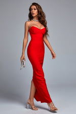 Load image into Gallery viewer, Dotte Maxi Bandage Dress - Red